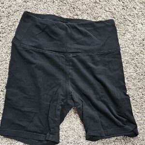 Colsie Black Bike Shorts High-Waist Stretch